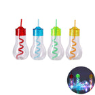 Bulb Shaped Light Up Plastic Water Bottle