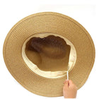 Wide Brim Straw Panama Hat