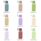 Silicone Handheld Straw Water Bottle With Spout Lid (450Ml)