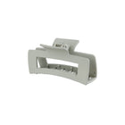 Large Square Matte Hair Clip for Ladies