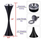 Stand Ashtray Telescoping Tube