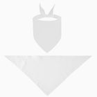 Polyester Full Color Triangle Pet Bandanna (25"x17"x17")
