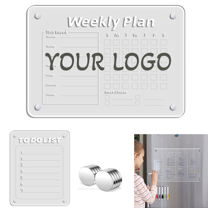 Magnetic Erasable Acrylic Refrigerator Message Board