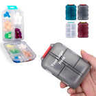 Daily Pill Box Case - Portable Travel Medication Organizer