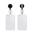 Clear Vertical Id Badge Holder With Lanyards
