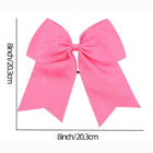 8" Cheer Bow Hair Tie, Ribbon Headband For Girls