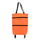 Foldable Portable Shopping Handbag With Wheels