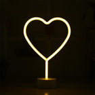 Heart Shaped Led Neon Signs With Stand