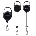 Retractable Badge Reel Carabiner Keychain Belt Clip