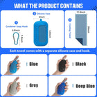 Portable Silicone Set Cooling Towels