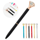 Big Crystal Diamond Metal Ballpoint Pen