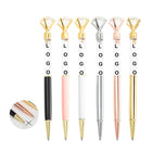 Large Diamond Metal Ballpoint Pen