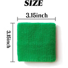 Colorful Sports Wristbands Cotton Sweatband Wristbands