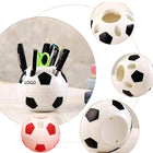 Football Shaped Plastic Pen Holder Soccer Shape Pencil Stand