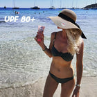 Summer Portable Wide Brim Sunshade Beach Straw Hat