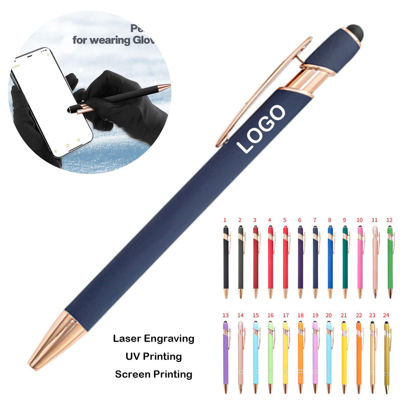 Metal Soft Touch Stylus Pen - Rose Gold
