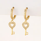 Alloy Zircon Earrings