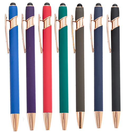 2-in-1 Press Touch Screen Capacitive Ballpoint Pen
