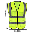 Multiple Pockets High Visibility Safety Reflective Vest