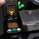 Medication Cutting And Storage Box