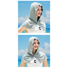 Neck Face Cooling Hoodie Towel