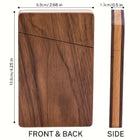 Portable Wood Business Card Holders