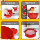 Microwave-Safe Silicone Popcorn Popper Bowl