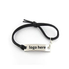 Leather Bracelet With Alloy Medal
