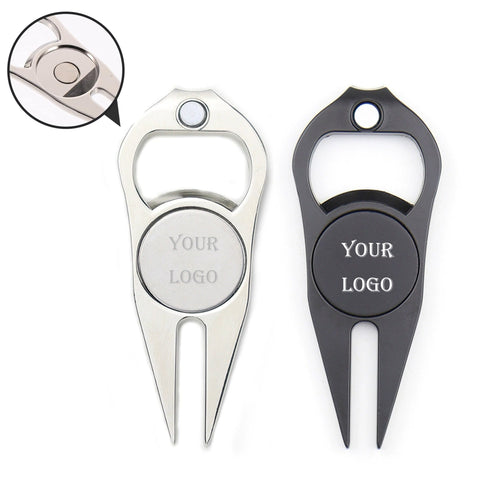 Magnetic Golf Green Fork With Opener