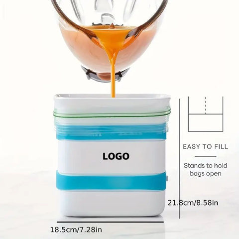 Freezer Meal Prep Bag Containers