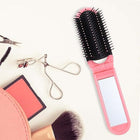 Portable Mini Folding Mirror Comb