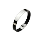 Stainless Steel Silicone Bracelet
