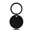 Stainless Steel Metal Round Brand Keychain