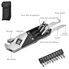 Multi Tool Kits Wrench With Bits Set & Storage Bag