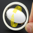 Double-Sided Rotating Metal Keychain