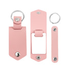 Custom PU Leather Photo Frame Keychain