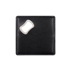 Pu Leather Drink Coaster With Bottle Opener