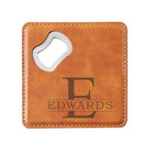 Leather Coaster Bottle Opener