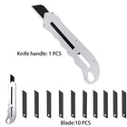 Retractable Stainless Steel Heavy-Duty Utility Knife