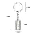 Custom Metal Oil Drum Keychain Better Quality