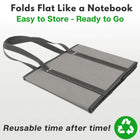 Heavy Duty Stand-Up Grocery Totes