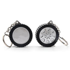 Tire-Shaped Tape Measure Keychain