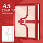 PU Leather A5 Executive Notebook with Elastic Band Closure