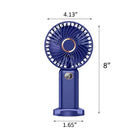 Digital display Portable Mini Handheld Fan with Stand Base