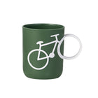 Plastic Couple Cup Bicycle Handle Shaped Toothbrush Cup Mug