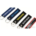 Custom Embroidered Woven Keychain For Bag Decor