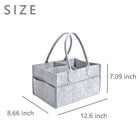Foldable Baby Diaper Caddy Portable Nappy Organiser