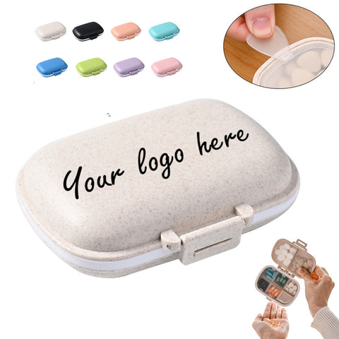 Natural Material Portable Pill Organizer