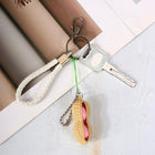Cute Stress Relief Pod Keychain Bean Peanut Squeeze Toy