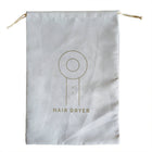 Hair Dryer Drawstring Storage Bag Suede Velvet Bag